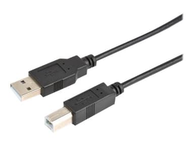 Prokord USB-kabel 5m. USB A USB B Sort