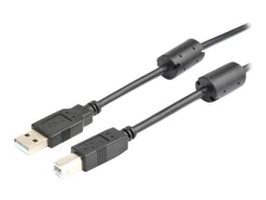 Prokord USB-kabel 3m USB A USB B Sort