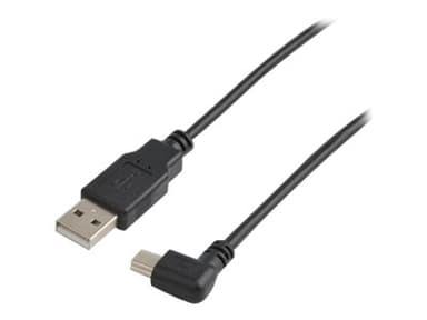 Prokord USB-kabel 2m USB A Mini-USB B Svart