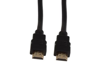 Prokord Premium Cable Hdmi - Hdmi Gold Plated 2m - Black 2m HDMI HDMI Noir, Svart