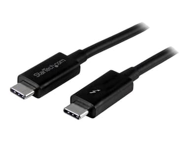 Startech 2m Thunderbolt 3 (20Gbps) USB C Cable / Thunderbolt USB DP 2m Svart