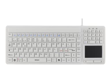Deltaco TB-506 silikon IP68 touchpad Ledningsført Nordisk
