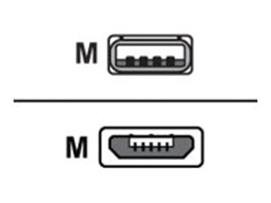 Zebra USB-kabel 1.8m Micro USB-B USB-A Sort