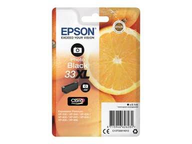 Epson Muste Kuva Musta Claria Premium 33XL - XP-530