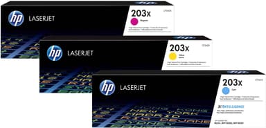 HP Toner Kit (C/M/Y) 203X 2.5K - CLJ Pro M254/M280 