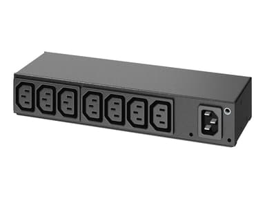 APC AP6015A strømforsyningsenhed (PDU) 8 AC stikkontakt(er) 0U/1U Sort 