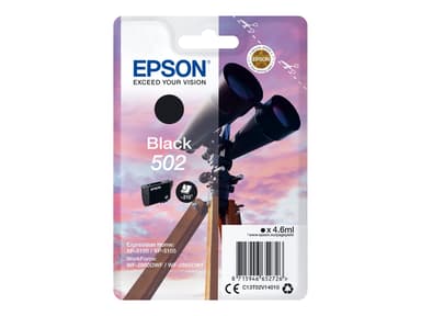 Epson Bläck Svart 502 - XP-5100/5105/WF-2860/2865 