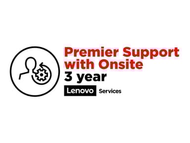 Lenovo Premier Support with Onsite NBD - utökat serviceavtal - 3 år - på platsen 