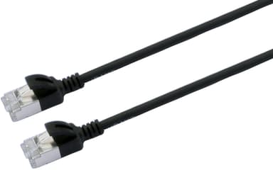 Prokord TP-Cable U/FTP CAT.6A Slim Lszh RJ45 0.5m Black RJ-45 Cat6a 0.5m Musta