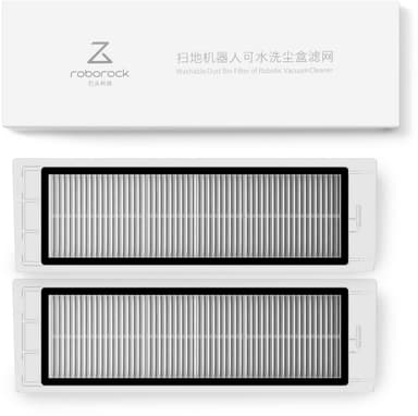Roborock HEPA-filter Tvättbart för E4, S5, S6, S5 Max, S6 Pure och S6 MaxV 2-pack 