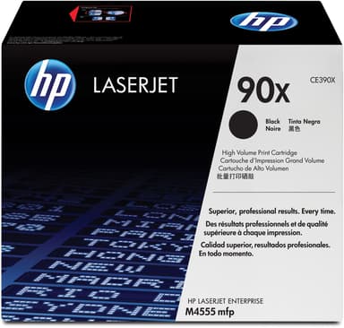 HP Toner Svart 90X 24K - CE390X 
