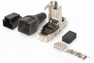 Microconnect Connector CAT6A FTP RJ45 Tool-Free