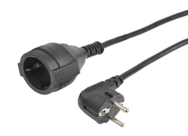 Prokord Strømkabel 3m CEE7/7 CEE7/4 Sort