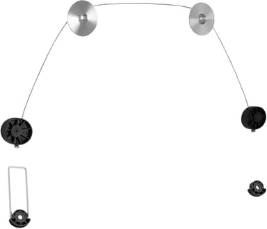Prokord Ultraslim Väggfäste - Vajerfäste 37-70" 