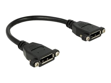 Delock DisplayPort-sukupuolen vaihtaja DisplayPort DisplayPort Musta