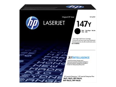 HP Värikasetti Musta 147Y 42K - MFP M634/M635/M636 