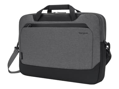 Targus Cypress Briefcase with EcoSmart 15.6" Harmaa, Musta