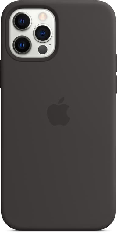 Apple Silicon Case with MagSafe iPhone 12 iPhone 12 Pro Svart