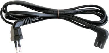 Samsung Power Cord, 2Pin, Angled, Zwart