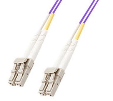 Microconnect Fiberoptisk kabel 1m LC LC OM4