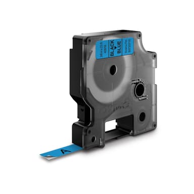 Dymo Tape D1 9mm Sort/Blå