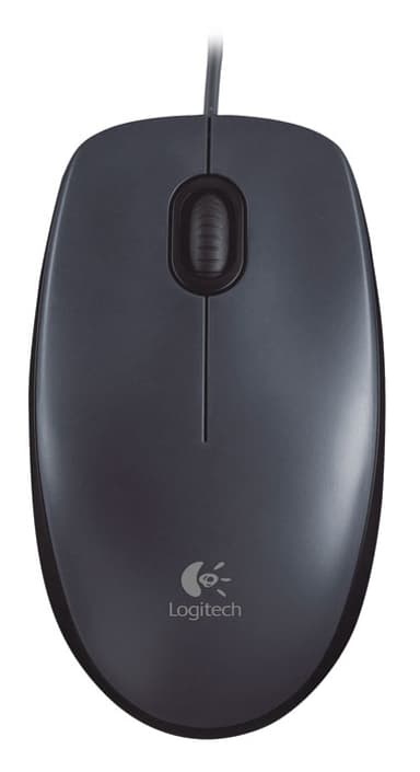 Logitech M90 USB-A Mus Grå