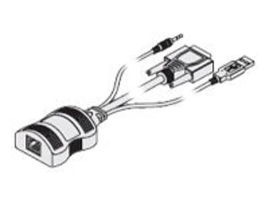 Adder CATx kabel til tastatur / video / mus (KVM) 