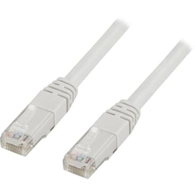 Deltaco TP-607V RJ-45 Cat6 0.75m Valkoinen