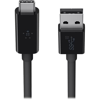 Belkin USB-kaapeli 0.9m USB A USB C Musta