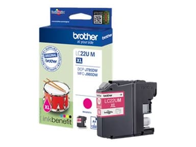 Brother Blæk Magenta XL 1.2K - DCP-J785DW/MFC-J985DW 