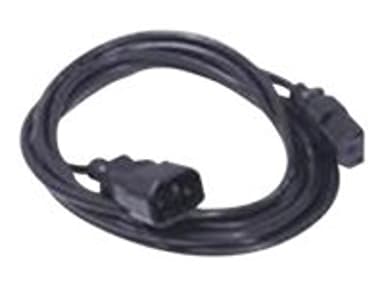 Dell Strömkabel 4m C13 coupler C14 coupler Svart