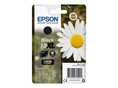 Epson Blæk Sort 18Xl 11,5ml - Xp-302