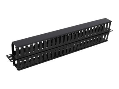 Deltaco Cable Management Panel Double Sided 