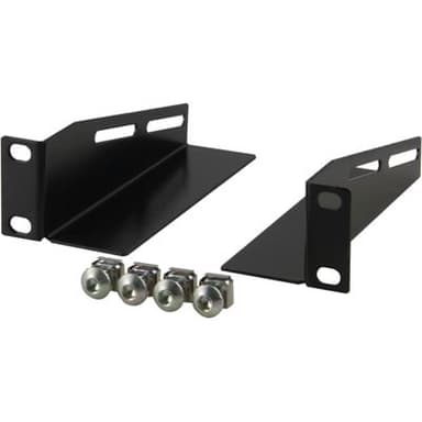 Deltaco L-Support Rails For 10" Cabinet 1U 136mm 