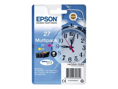 Epson Blekk Multipack 27 (C/m/Y) 