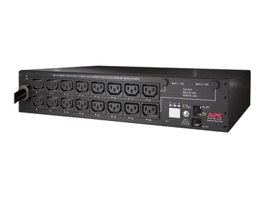 APC AP7911B grenuttag 16 AC-utgångar 2U Svart 
