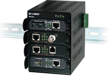 Etherwan EMC400 Media Converter Chassi DIN 