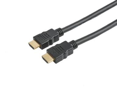 Prokord Cable Hdmi 2.0 - Hdmi 10.0m Black Premium 4k Gold 10m HDMI HDMI Musta