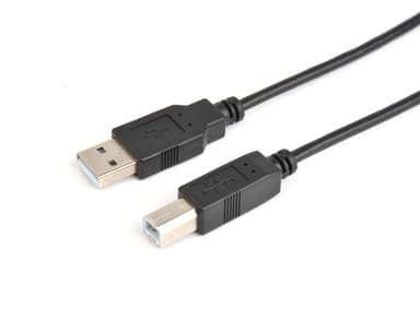 Prokord USB-cable LSZH 1m USB A USB B Sort