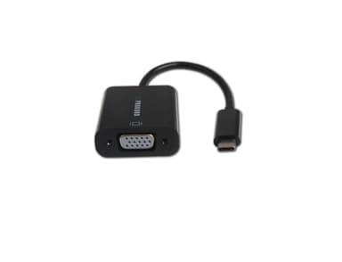 Prokord USB-C-VGA-sovitin 0.15m USB C VGA (D-Sub) Musta