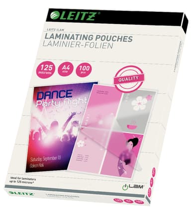 Leitz Laminointitasku 125mic A4 100kpl 