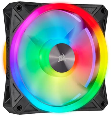 Corsair QL120 RGB Single P Ventilator Grijs Zwart