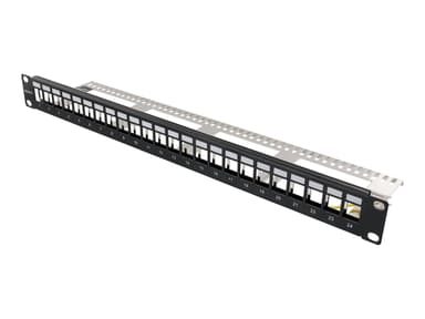 Deltaco PAN-214 Musta 1U