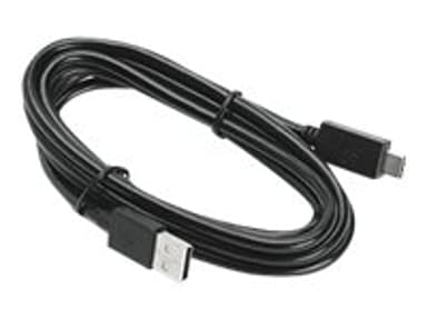 Zebra USB-kabel USB C USB A Zwart