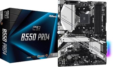 ASRock B550 Pro4 Socket AM4 ATX Moderkort