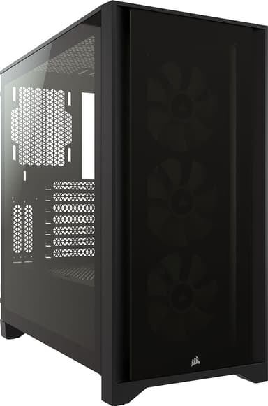 Corsair iCUE 4000X RGB Midi Tower Svart