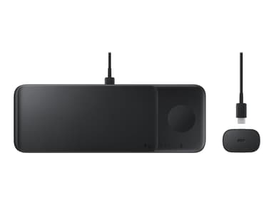 Samsung Wireless Charger Trio EP-P6300 Svart 1m