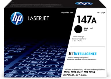 HP Toner Zwart 147A 10.5K - MFP M634/M635/M636 