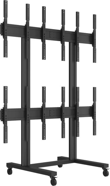 Multibrackets m Public Vid Wall Std Port 6-Scr 40-55'' Black 