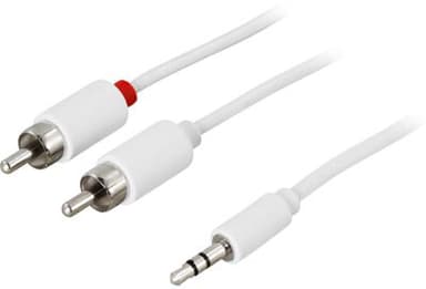 Deltaco 3.5MM MALE - 2XRCA MALE 3m 2 x RCA 3.5mm